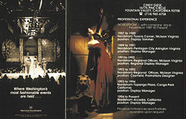 Cindy Giese Promotional, 101 Graphics, Graphic Design, Mammoth Lakes, Palm Springs, Kamloops