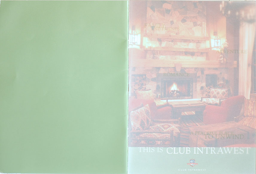 Mont Tremblant L'Equinox Intrawest Brochure, 101 Graphics, Graphic Design Mammoth Lakes, Palm Springs, Kamloops