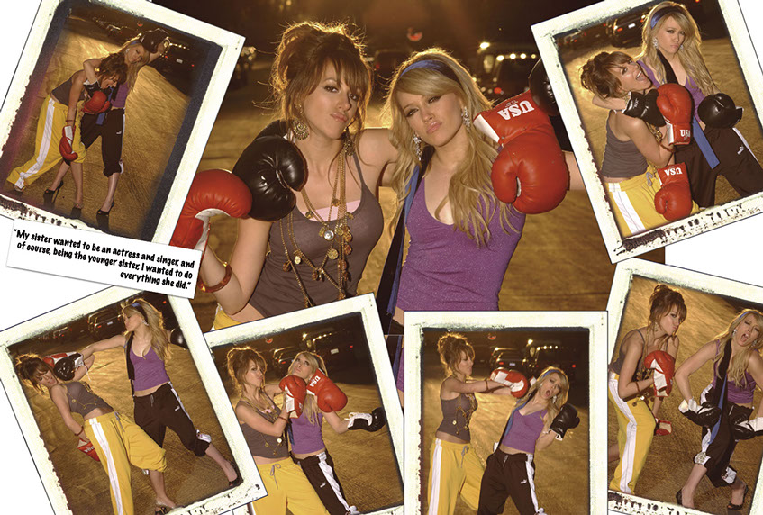 Hilary Duff Concert Program Inside Spread, 101 Graphics, Graphic Design, web design Mammoth Lakes, Palm Springs, Kamloops