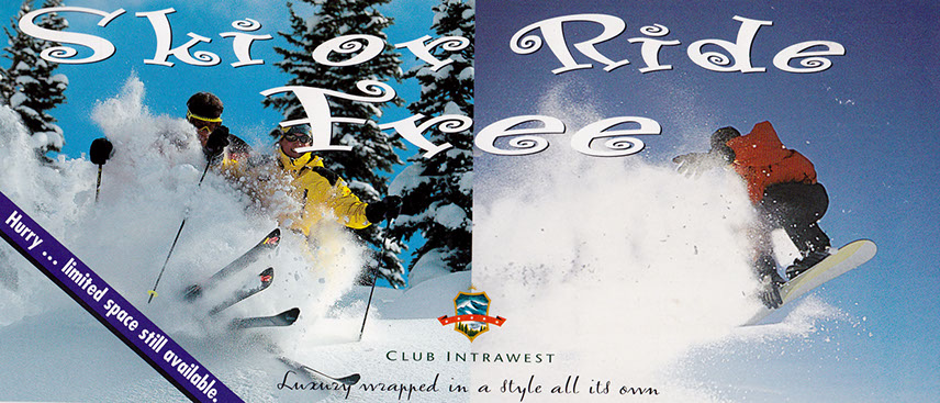 Mont Tremblant L'Equinox Intrawest Brochure, 101 Graphics, Graphic Design Mammoth Lakes, Palm Springs, Kamloops