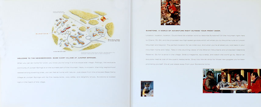 Mont Tremblant L'Equinox Intrawest Brochure, 101 Graphics, Graphic Design Mammoth Lakes, Palm Springs, Kamloops