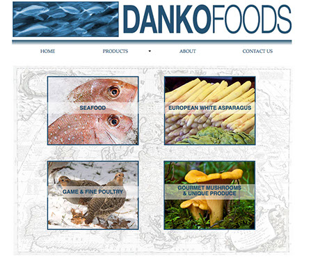 DankoFoods Website, 101 Graphics, Graphic Design, Web Design, Mammoth Lakes, Palm Springs, Kamloops